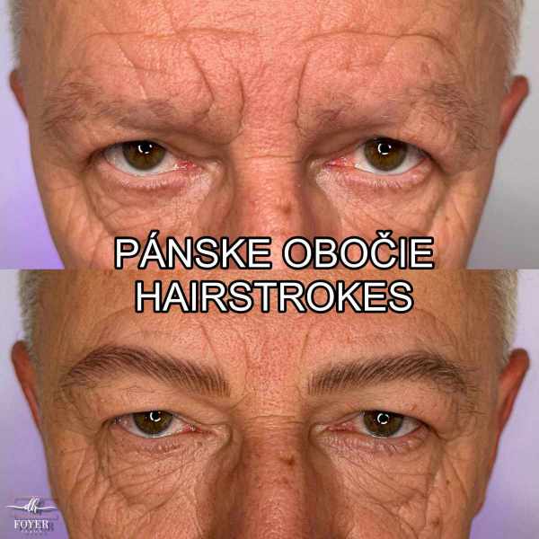 pánske obočie HAIR STROKES